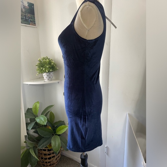 NWT DOCELLE Pencil dress, mini dress women blue, ELASTICIZED Size XL - Picture 8 of 15